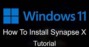 How To Install Synapse X On Your Windows 10/11