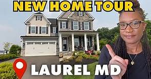 New Homes for Sale in Maryland | Touring Wellington Farms in Laurel FULL Home Tour!