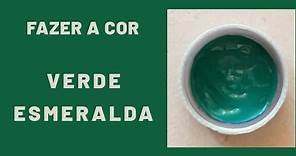 Como fazer a cor Verde Esmeralda