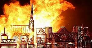 Londra: 350 anni dopo, riprodotto il Grande Incendio della città