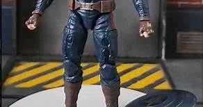 Marvel Legends Captain America the Winter Soldier Captain America Stealth Suit Closer Look #marvel