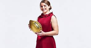 Sam Gordon, teen girl in NFL legends Super Bowl commercial, is award-winning football player