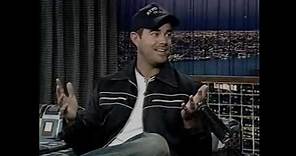 Carson Daly on Late Night January 4, 2002