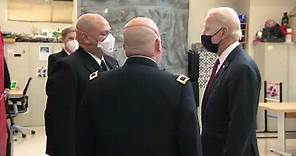 President Joe Biden visits Walter Reed National Military Medical Center