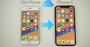How to Backup Old iPhone & Restore to iPhone X (Setup Process)