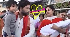 VIDEO : Allu Arjun Family In Tirumala - Wife Sneha Reddy - DJ Duvvada Jagannadham Trailer