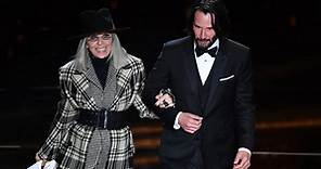 En el escenario de los Oscar 2020, Diane Keaton y Keanu Reeves bromearon sobre su comentado romance