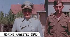 Hermann Göring in Custody on May 15, 1945 (in color and HD)