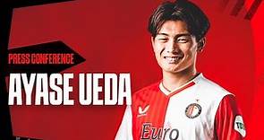 もう一度見る 🎙️ | Ayase Ueda's first official press conference at Feyenoord