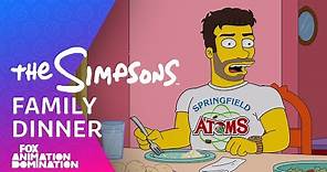 Grayson Has A Family Dinner | Season 33 Ep. 11 | The Simpsons