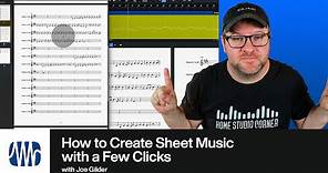 How to Create Sheet Music with a Few Clicks in Studio One | PreSonus
