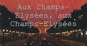 Joe Dassin Champs Elysées Lyrics