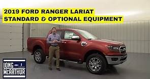 2019 FORD RANGER LARIAT COMPLETE GUIDE: STANDARD AND OPTIONAL EQUIPMENT