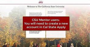 Cal State Apply Overview