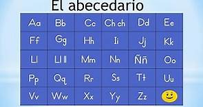 El abecedario en español