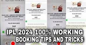 ipl tickets booking tips | ipl 2024 tickets booking tips and tricks | ipl tickets paytm insider