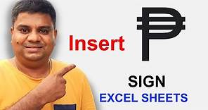 How to Put Peso Sign in Excel - [ ₱ symbol ]