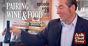 Pairing Wine with Food - Basic Video Tutorial Tips on How to Match Wine and Food