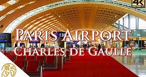 Paris Airport France Charles De Gaulle Airport Tour 4k CDG Airport