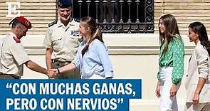PRINCESA LEONOR | Así comienza su formación militar en la Academia de Zaragoza |EL PAÍS