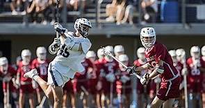Men's Lacrosse - Thomas Bragg fires three past Harvard