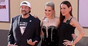 Kevin Smith, Harley Quinn Smith, Jennifer Schwalbach Smith "Once Upon a Time in Hollywood" World Pre