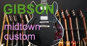 Gibson Midtown Custom Ebony Black - guitar test, demo