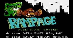 Rampage - NES Gameplay