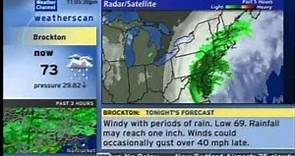 WeatherScan Local Forecasts with Hurricane Irene