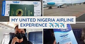 UNITED NIGERIA AIRLINE FLIGHT EXPERIENCE