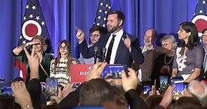 J.D. Vance delivers victory speech after projected win in Ohio Senate race