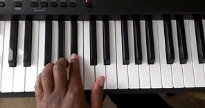 Major Scales: How to Play F Major Scale on Piano (Right and Left hand)