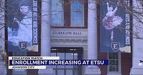 Enrollment increasing at East Tennessee State University