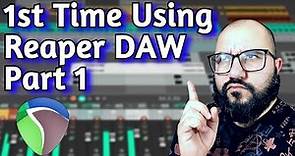 REAPER Daw Tutorial For Beginners - Making Music with FREE Vst Plugins - Getting Started (Part 1)
