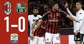 Highlights AC Milan 1-0 Sassuolo - Matchday 26 Serie A 2018/2019