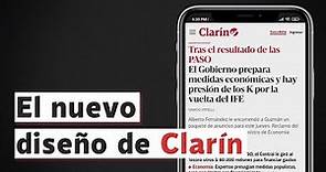 Clarín presentó su nuevo diseño: simple, claro y exclusivo