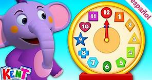 Kent el Elefante | Aprende Números con Reloj de Clasificación de Formas | Kent The Elephant