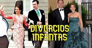 ✅Los divorcios de las Infantas Elena y Cristina de Marichalar y Urdangarin👑🤓