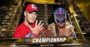Rey Mysterio Vs John Cena Campeonato de WWE - WWE Raw 25/07/2011 (En Español)