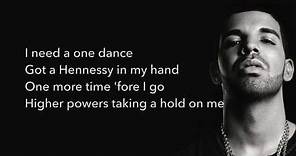 Drake - One Dance (Lyrics) TBS Music®