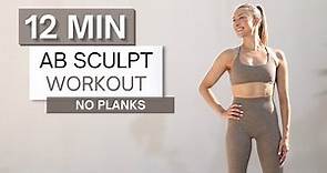 12 min AB SCULPT WORKOUT | No Planks | Controlled Core Burn | Intense with Modifications Provided