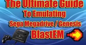 How to play Sega Genesis/Megadrive on pc using the emulator BlastEM on Windows 10