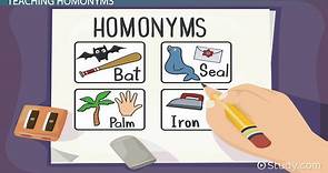How to Teach Synonyms, Antonyms & Homonyms
