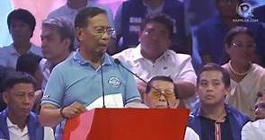 WATCH: Jejomar Binay's full speech at his campaign kick-off in Mandaluyong