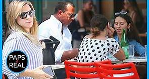 Alex Rodriguez reunites with his ex-wife Cynthia Scurtis for lunch with their kids | Paps4Real