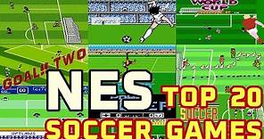 TOP 20 NES Football Games (Retro Soccer Games)