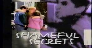 Shameful Secrets (Joanna Kerns Tim Matheson ABC TV Movie 10/10/93