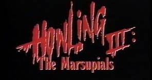 "Howling III: The Marsupials" Trailer (1987)