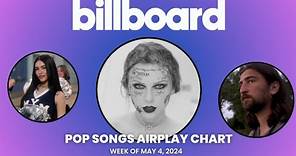 Billboard Pop Songs Airplay Top 40 | Week Of May 4, 2024