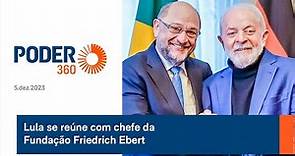 Lula se reúne com chefe da Fundação Friedrich Ebert
